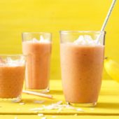 Bananen-en-wortel-smoothie met gember en kaneel