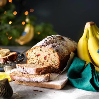 Chiquita-bananenbrood in kerstsfeer