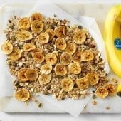 Zelfgemaakte Chiquita banaanchips