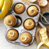 Citroenmuffins met chia zaden , Chiquita-banaan