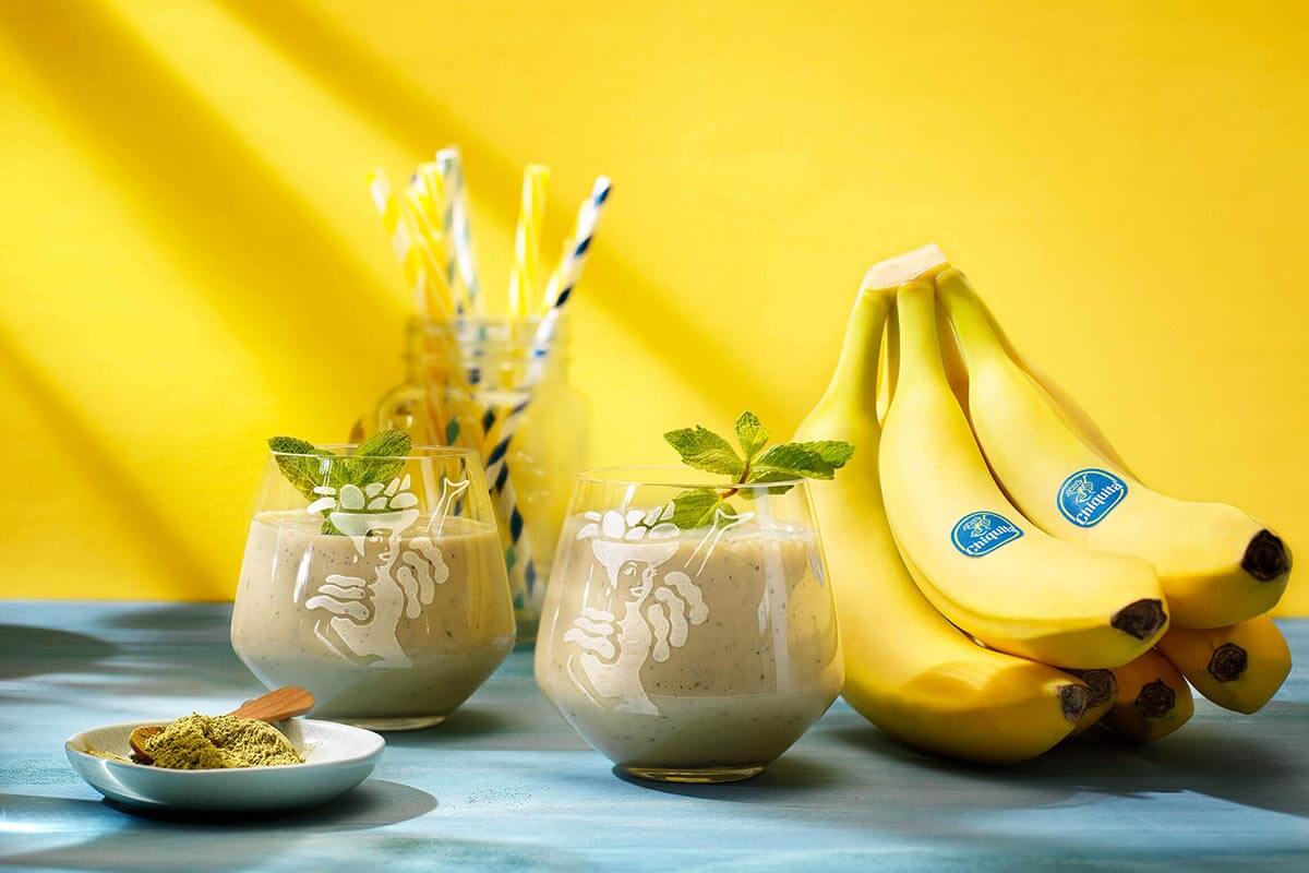 Chiquita-bananensmoothie met groene thee