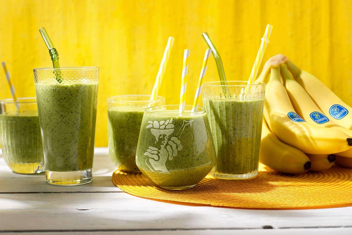 Gezonde smoothie met spinazie en Chiquita-banaan