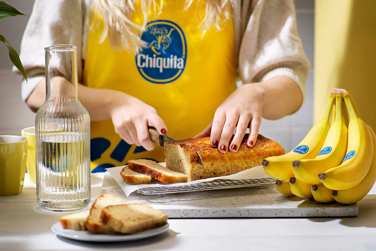 Bananenbrood met 3 ingrediënten van Chiquita