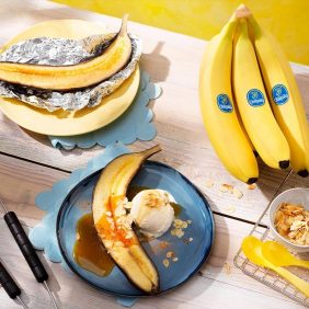 Chiquita bananensplit voor op de barbecue