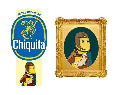 Chiquita-Artist-Sticker_Leonardo_Da_Vinci