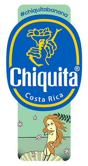 Sandro Botticelli’s-the birth of Chiquita-sticker