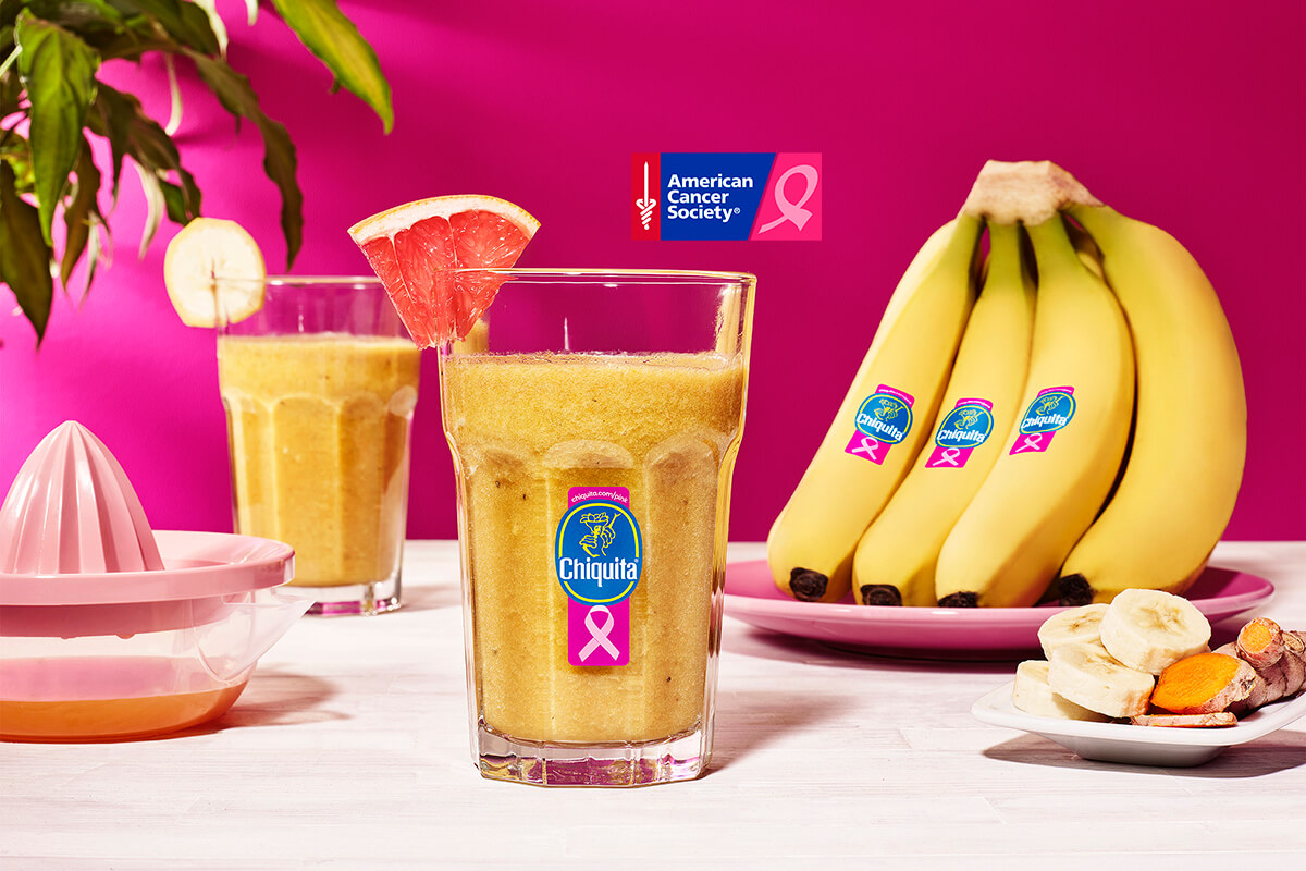 Smoothie met grapefruit, gember en Chiquita bananen