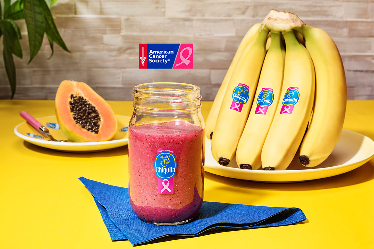 Smoothie van papaja en banaan Chiquita