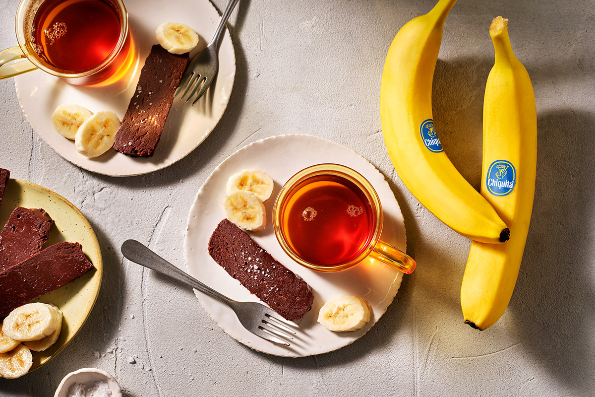 Bananencake met 2 ingrediënten zonder bakken