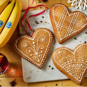 Duitse Lebkuchen met bananen