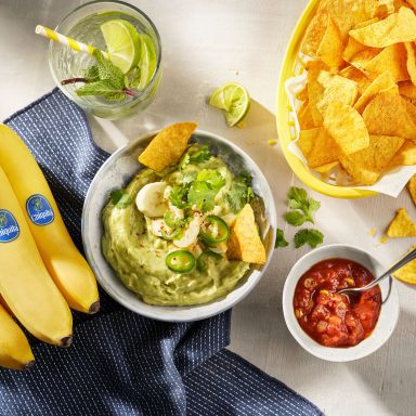 Fiesta-guacamole met Chiquita-banaan