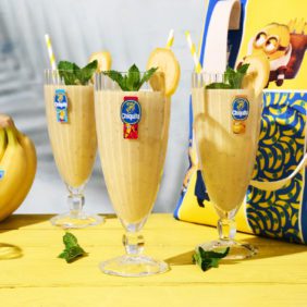 Milkshake met Chiquita-bananen
