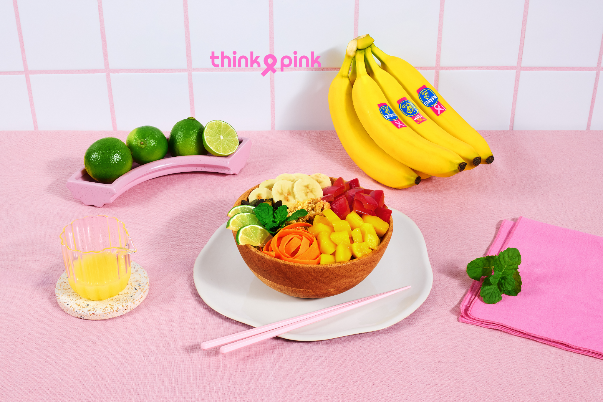Tropische bowl met Chiquita banaan