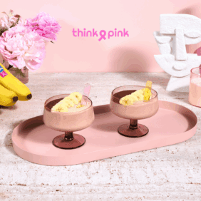 Romig dessert van Chiquita banaan en yoghurt