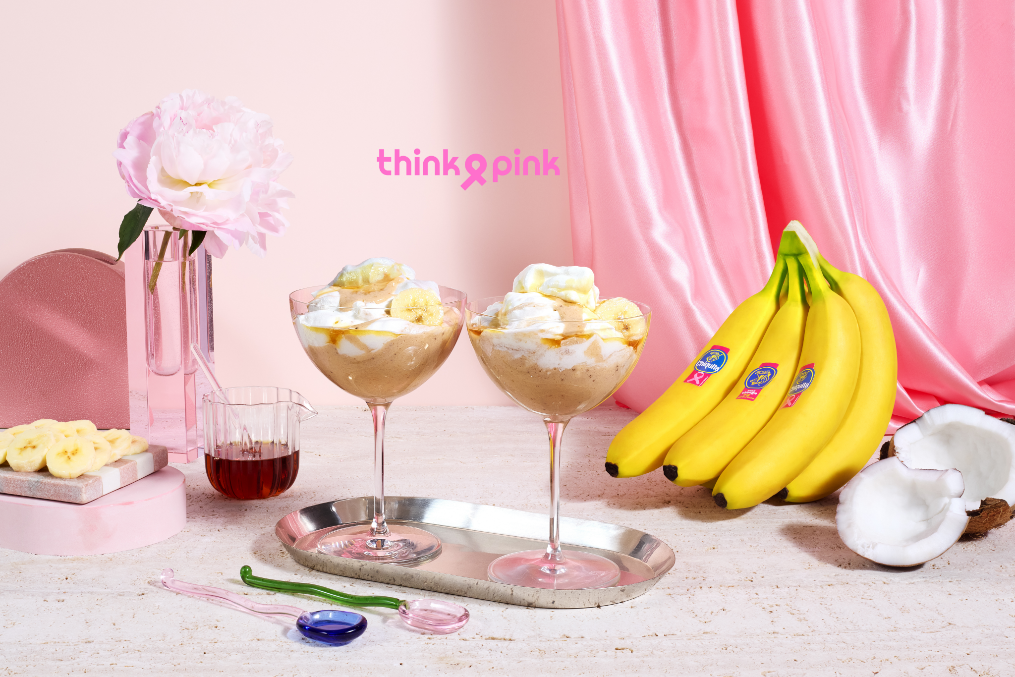 Plantaardige mousse van Chiquita banaan