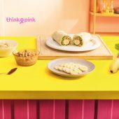 Volkoren Wrap met Chiquita Banaan, Hummus en Krokante Kikkererwten